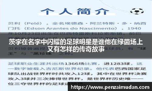 茨字在名字中闪耀的足球明星是谁他在绿茵场上又有怎样的传奇故事
